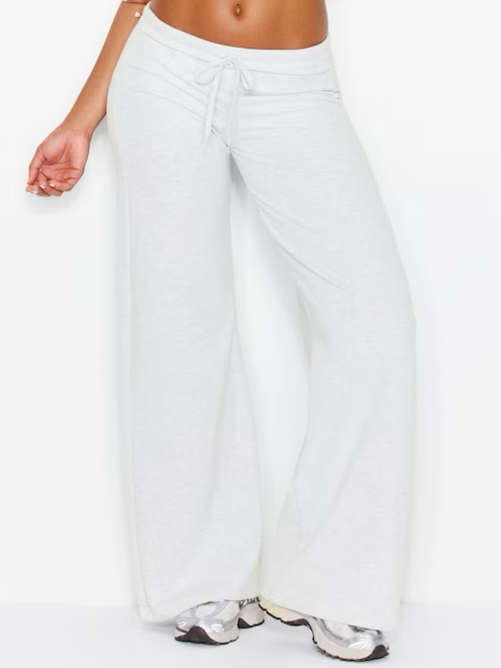 Garage StretchTerry Wide leg pants grey